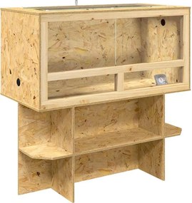 vidaXL Terrarium Καφέ 100 x 50 x 100 cm OSB