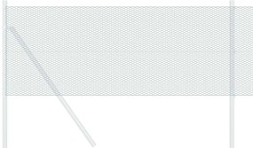 vidaXL Εξαγωνικός φράχτης Πράσινο 0.6 x 50 μ. Ατσάλι