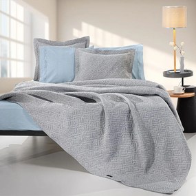 Κουβέρτα Pattern Black-White Guy Laroche Υπέρδιπλo 245x260cm Cotton-Polyester