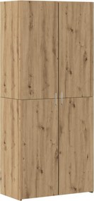 vidaXL Highboard 2 pcs Artisan Oak 80 x 42 x 185 εκ