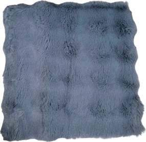 Μαξιλάρι καρέκλας γούνινο - 40x40cm - 571537 - Dark Grey