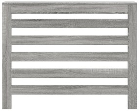 vidaXL Κάλυμμα Καλοριφέρ Γκρι Sonoma 104x20x82εκ Επεξεργασμένο Ξύλο