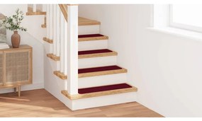 vidaXL Σκαλοπάτια 15 pcs Μπορντό 75 x 20 cm Πολυπροπυλένιο