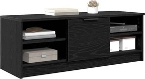 VidaXL Ντουλάπι TV 102 x 35 x 36,5 εκ Μαύρη Οξυά Επεξεργασμένο Ξύλο