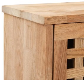 vidaXL Παπουτσοθήκη / Πάγκος 94 x 20 x 38 εκ. από Μασίφ Ξύλο Καρυδιάς