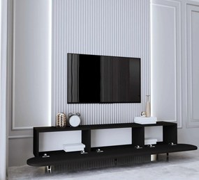 Έπιπλο Τηλεόρασης Μαύρο OCECU 200x30x19
