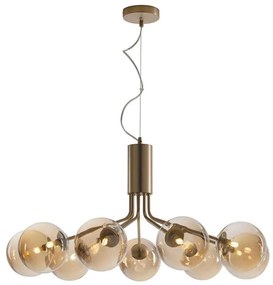 Φωτιστικό Οροφής Honey I-HONEY-S9 9xG9 Led Φ83,4cm 161cm Copper Luce Ambiente Design Μέταλλο,Γυαλί