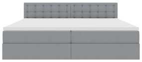 vidaXL Κρεβάτι με αποθηκευτικό χώρο και στρώμα με στρώμα 200 x 200 cm