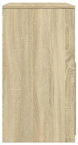 vidaXL Μπουντουάρ με Καθρέφτη Sonoma Δρυς 60x40x113,5 εκ.