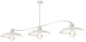 Κρεμαστό Φωτιστικό Οροφής 15W 3xE27 FOSTER Emibig-1354/3-Λευκό 1354/3