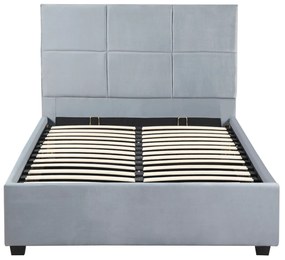 Κρεβάτι Μονό ArteLibre CLOUDREST Γκρι Ύφασμα 214x127.5x109cm (Στρώμα 120x200cm)