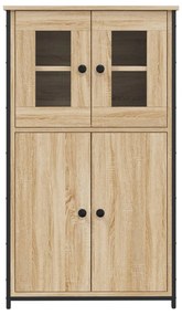 VidaXL Ντουλάπι Sonoma Δρυς 62 x 32 x 106,5 εκ.από Επεξεργασμένο Ξύλο