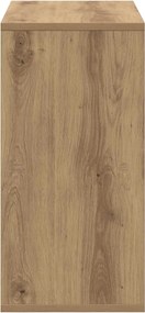 vidaXL Πλαϊνό γραφείο Artisan Oak 59,5 x 27 x 57 εκ