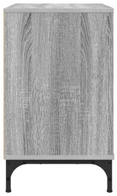 vidaXL Κομοδίνο Γκρι sonoma 63.5 x 36 x 61 εκ Επεξεργασμένο ξύλο