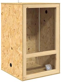 vidaXL Terrarium Καφέ 50 x 50 x 80 cm OSB