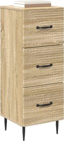 vidaXL Ντουλάπι με Συρτάρια Sonoma Δρυς 33 x 34,5 x 89,5 εκ