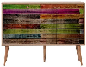 Μπουφές Mega 863SPH3938 120x36x90cm Multi Μοριοσανίδα, Μελαμίνη