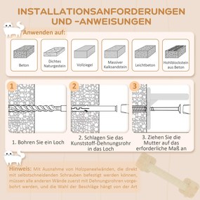 PawHut Σετ αναρρίχησης για γάτες 5 τεμαχίων με στύλο ξυσίματος, πλατφόρμες άλματος, σκάλα, σπίτι, επιτοίχια, μπεζ