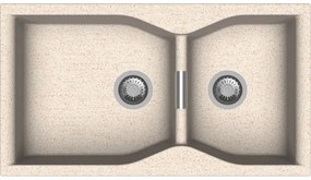 Macart Prestige Ένθετος η Υποένθετος Γρανιτένιος Νεροχύτης Sabbia ( μπεζ) 90cm ΝΕ02001058