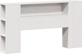 vidaXL Κρεβάτι Βιβλιοθήκη Χωρίς Στρώμα 140x200 εκ Μασίφ Ξύλο Πεύκο