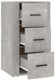 vidaXL Ντουλάπι Γκρι σκυροδέματος 40x33x70 εκ. από Επεξεργασμένο Ξύλο