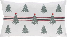 Μαξιλάρι διακοσμητικό Xmas Tree - 50x30cm - Λευκό - 2 επιλογές σχεδίου