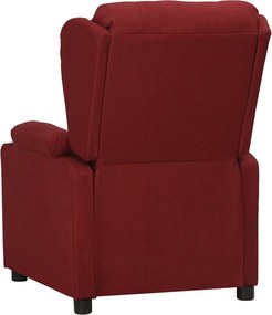 vidaXL Πολυθρόνα Ανακλινόμενη Μπορντό Υφασμάτινη