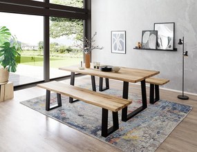 Bali Καρεκλα Relax Μαύρη + Υποπόδιο 83x86x102 cm