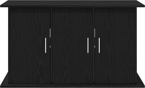 vidaXL Βάση Ενυδρείου Μαύρη Δρυς 101x41x58 εκ. από Τεχνητό Ξύλο