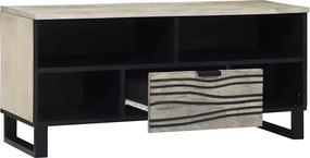 vidaXL Μονάδες TV 105 x 33 x 46 εκ. Λευκό Επεξεργασμένο Ξύλο