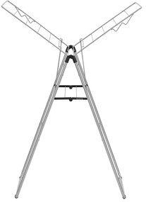 Brabantia 1004163 Πτυσσόμενη Απλώστρα Δαπέδου Hangon 15m, Metallic Grey