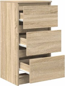 vidaXL Ραφιέρα Sonoma Δρυς 37,5x35x76 εκ. από Επεξεργ. Ξύλο