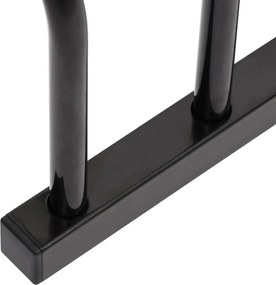 vidaXL Μπάρα Ποδηλάτων για 5 Ποδήλατα Μαύρη από Ατσάλι