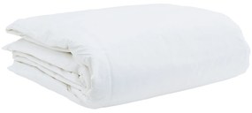 vidaXL Πάπλωμα με μαξιλάρι 3 pcs Λευκό 200 x 200 cm Πούπουλο