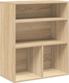 vidaXL Βιβλιοθήκη Χρώμα Sonoma Δρυς 60x30x71,5 εκ. από Μοριοσανίδα