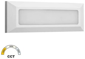 Adeleq Φωτιστικό LED PC Επίτοιχο Ορθογώνιο 4W CCT IP65 Λευκό 3-9708