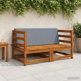 vidaXL Μαξιλάρι πλάτης SOEST 100% Πολυεστέρας Μπλε 120 x 20 x 40 cm