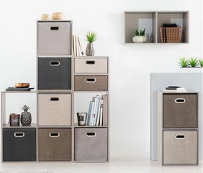 Αποθηκευτικό Κουτί 5Five - 31x31x31cm - Γκρι