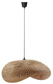 Ceiling light Bobon Inart E27 natural bamboo D76x174cm 76x76x22 εκ.