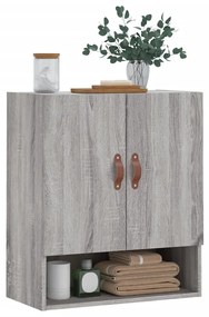vidaXL Ντουλάπι Τοίχου Γκρι Sonoma 60x31x70εκ. Επεξεργασμένο Ξύλο