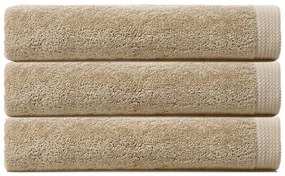 Πετσέτα 02.101.05 Beige Cryspo Trio Σώματος 90x150cm 100% Βαμβάκι