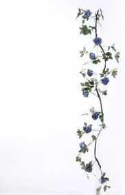 Supergreens Τεχνητή Γιρλάντα Τριαντάφυλλο Garden Μπλε 240 εκ