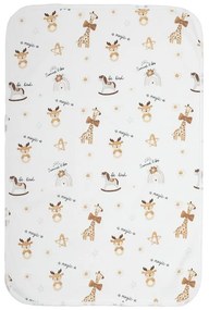 Σελτεδάκι Βρεφικό Sweet White-Beige Nima 55x75cm 100% Βαμβάκι