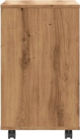 vidaXL Side Table Artisan Oak 70x35x55 cm Κατασκευασμένο ξύλο