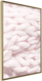 Αφίσα - Pale Pink Knit - 30x45 - Χρυσό - Χωρίς πασπαρτού