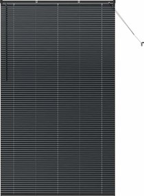 vidaXL Βενετσιάνικες Ρόδες Μαύρο 220 x 130 εκ Αλουμίνιο