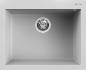 Elleci Quadra 110 - Νεροχύτης Κουζίνας Γρανίτη 61x50 - Aluminium