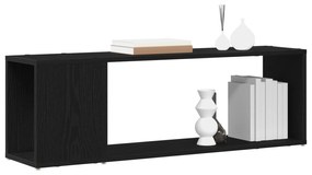 vidaXL Ράφι βιβλίων Μαύρη Δρυς 100x24x32 εκ Επεξεργασμένο Ξύλο