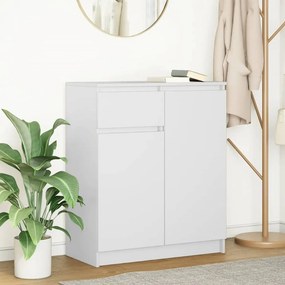 VidaXL Συρταριέρα με Συρτάρια Λευκή 71x35x84 εκ. από Επεξ. Ξύλο