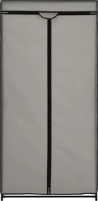 vidaXL Ντουλάπα Γκρι 75x50x160 εκ.